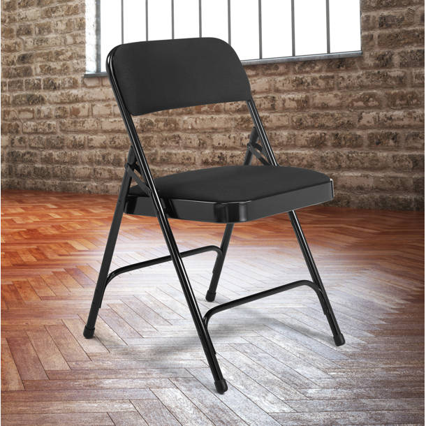 National Public Seating Padded Folding Chairs 2200 Series Fabric Padded